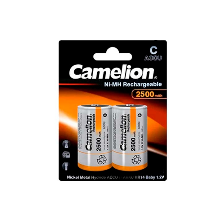 PILA RECARGABLE CAMELION C 2500mAh BL/2 |C2500BP2|