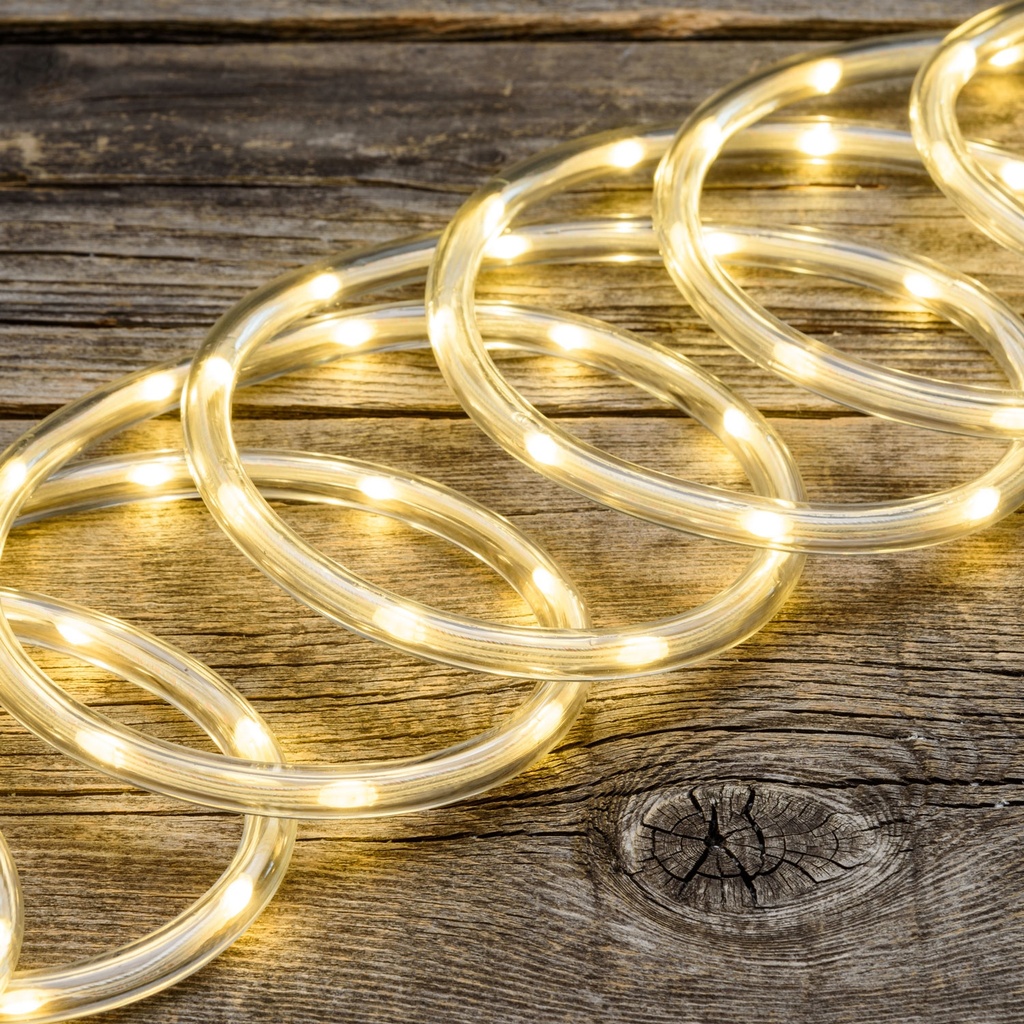 MANGUERA DE LUCES NAVIDEÑAS SOLAR-AMBAR 10M |SD12192|