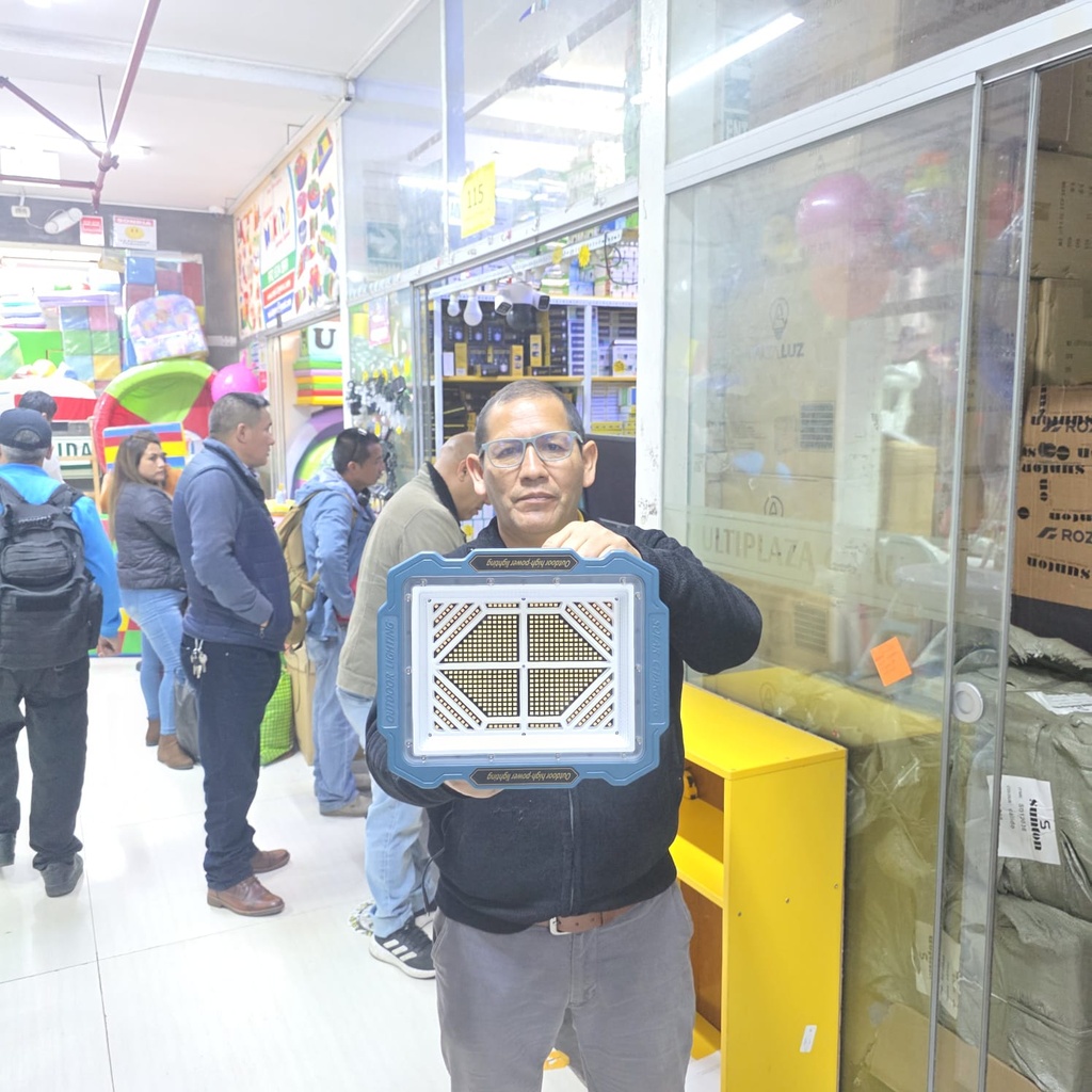 REFLECTOR PORTATIL 3 PANELES SOLARES BATERIA EXTRAIBLE 500W |XY11847|