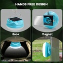 LAMPARA LED SOLAR 80W 2400mAh |90036|