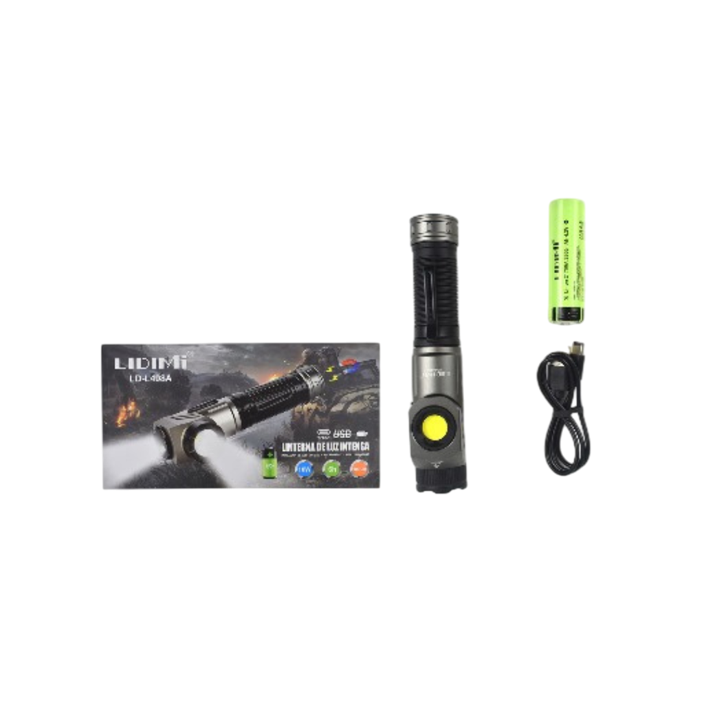 LINTERNA  DUAL CON ROTACION  90° |LD-L498A|