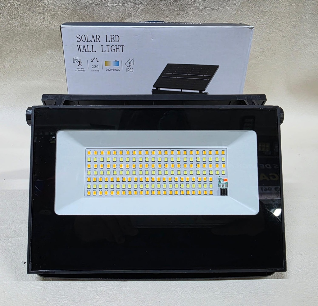 LAMPARA SOLAR DE PARED 19X12X4CM |JL12964|