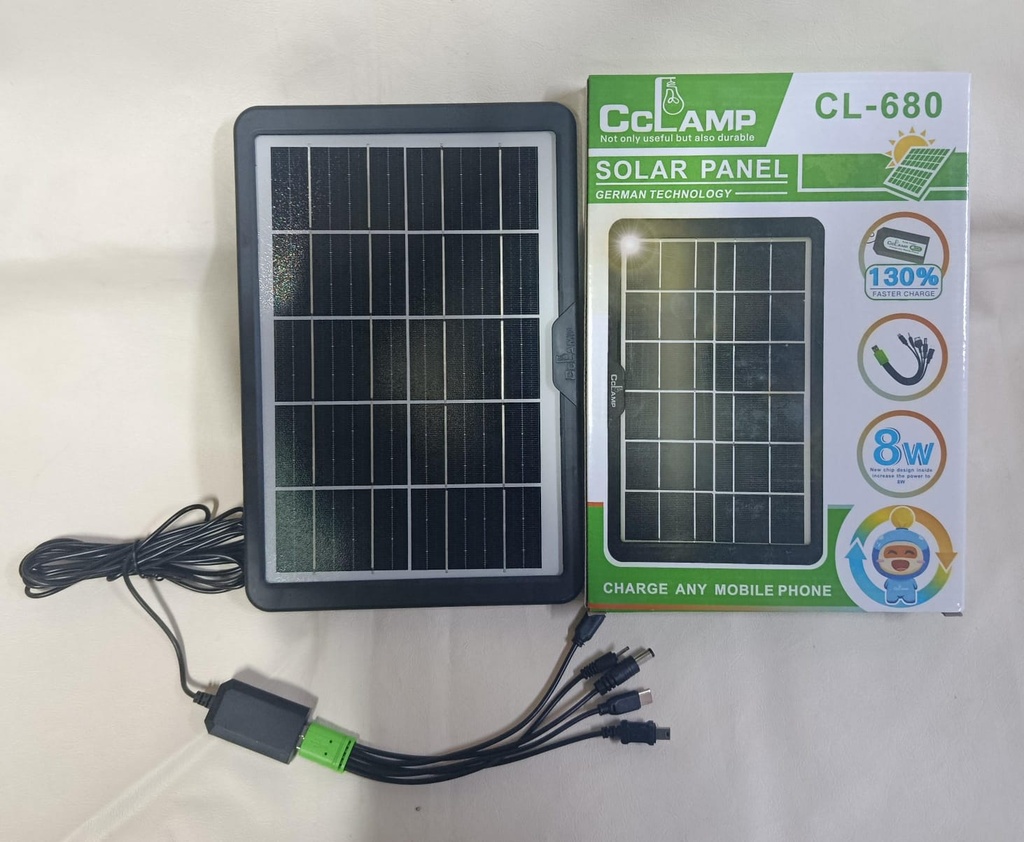 PANEL SOLAR 19.5 X 28.23 X 2.3 CM |CL-680|