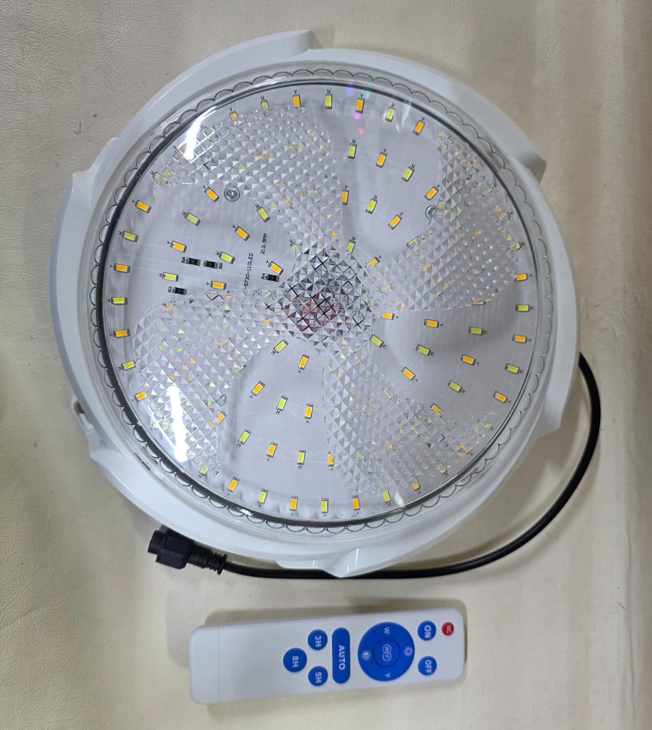 LUZ SOLAR DE INTERIOR REDONDA 100W LUZ BLANCA Y AMBAR  |TY021|