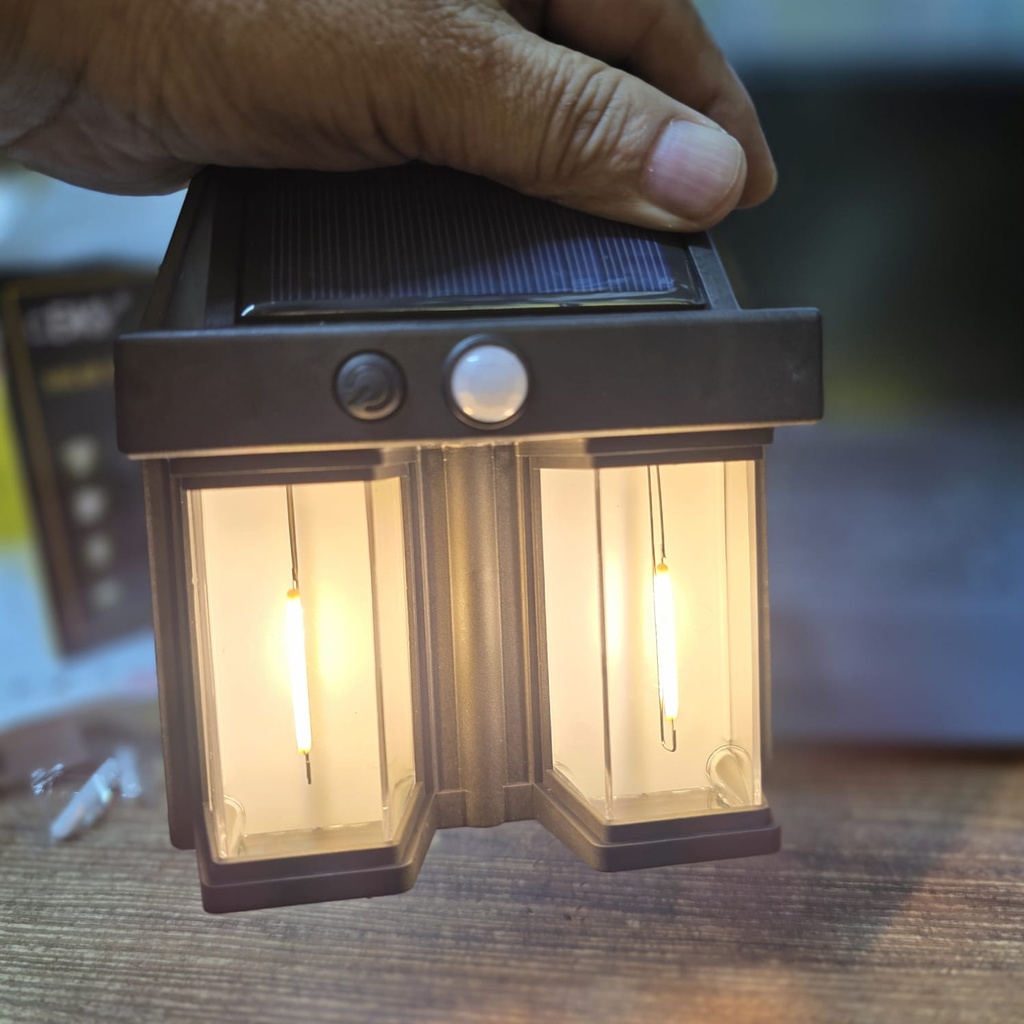 LAMPARA DOBLE SOLAR DE PARED |TY-029|