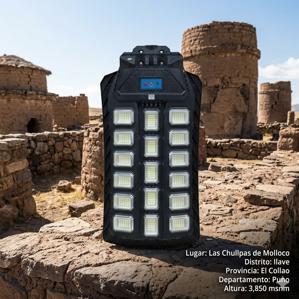 LUZ PASTORAL SOLAR 3 CARAS 1200W |TR-30TR|