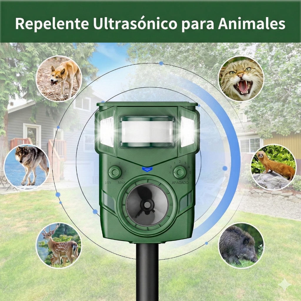 AHUYENTADOR DE GATOS, PERROS Y AVES |AR51|