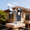 AHUYENTADOR DE AVES EOLICO Y SOLAR |13046| 