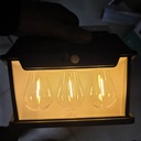 LAMPARA SOLAR DE PARED 3 FOCOS 