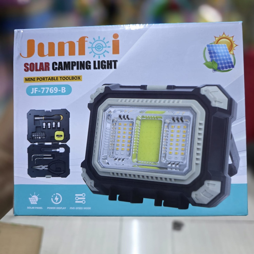 LAMPARA RECARGABLE SOLAR CON HERRAMIENTAS |14009|