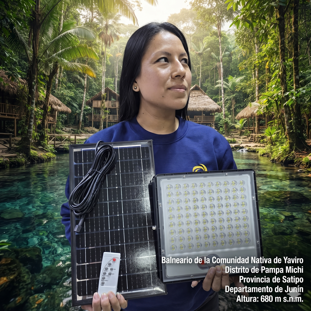 REFLECTOR SOLAR 300W CON PANEL BIFACIAL |440521|