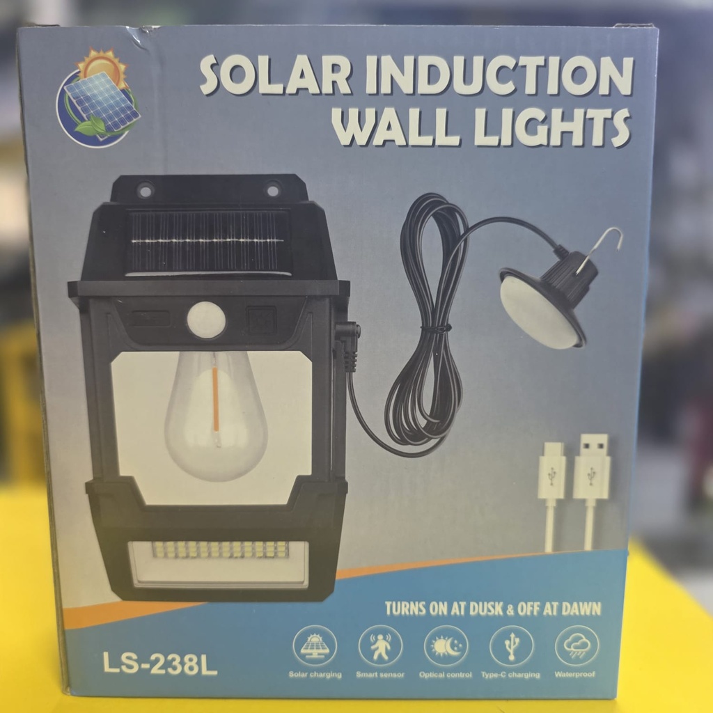LAMPARA SOLAR + 2 FOCOS |TY048|
