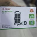 MINI PANEL CARGADOR +POWER BANK 3000mAh|GD-1870|