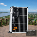 PANEL SOLAR 100W DE DOS PLIEGUES + CONTROLADOR DE CARGA PWM 10A |GFB-100W|