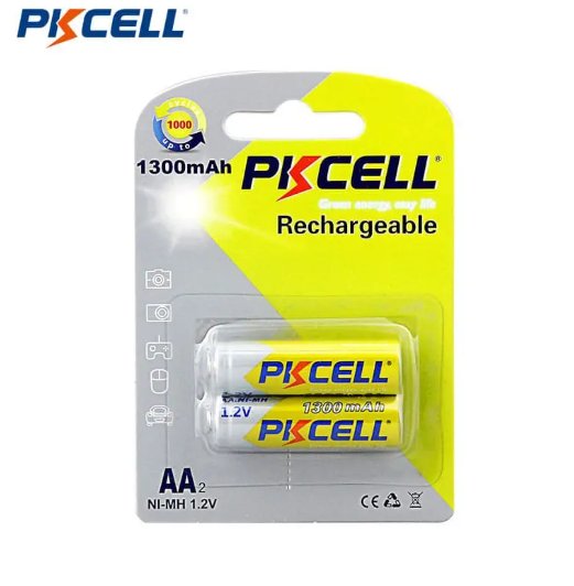 PILA RECARGABLE 1.2V AA 1300mAh Ni-MH |NI-MH AA1300-2B|