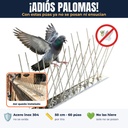 PUAS ANTIPALOMAS DE ACERO INOXIDABLE 304, 50cm, 60 PUAS |MY-PUAS50|