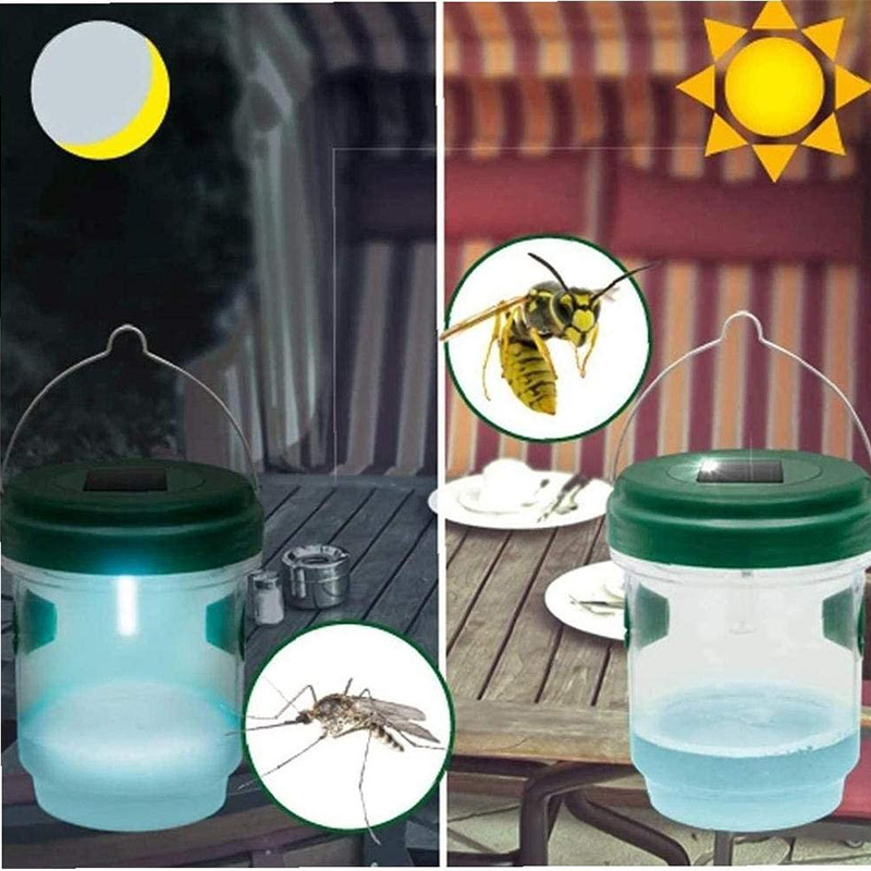 TRAMPA SOLAR CON LUZ LED PARA AVISPAS, AVISPONES Y MOSCAS |MY-WASP|
