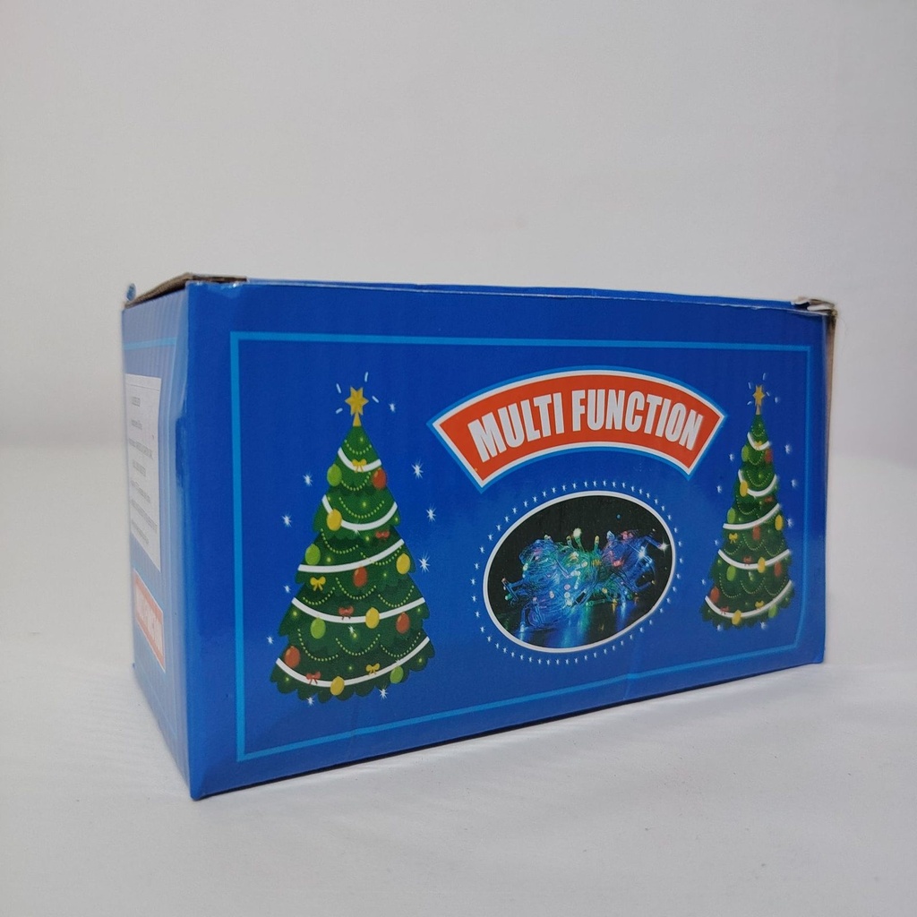 LUCES DE NAVIDAD SOLAR HOJA BLANCA 5M |K204|