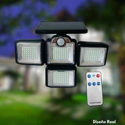 LUZ SOLAR 4 CUERPOS 198 LEDS JF-12687