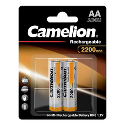PILA RECARGABLE CAMELION AA 2200mAh BL/2 |CAA2200BP2|