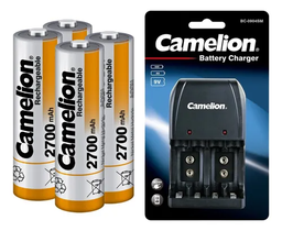 CARGADOR CAMELION BC-0905 C/P 4AA 2700mAh |CBC0905 C/P|