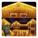 CORTINA DE LUCES AMBAR SOLAR  3X2M|SD12036|