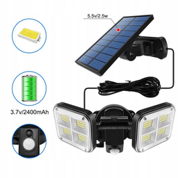LAMPARA SOLAR DOBLE |K660|