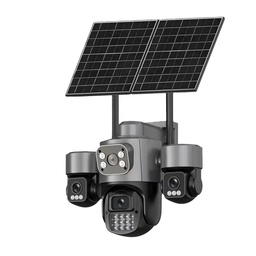 CAMARA SOLAR 4G CON 4 LENTES CON DOBLE PANEL |BT-3MT|