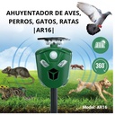 AHUYENTADOR DE AVES, PERROS, GATOS, RATAS |AR16|