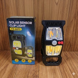 LUZ SOLAR Y RECARGABLE PORTATIL CLIP |440338|