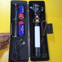 LINTERNA RECARGABLE CON 2 BATERIAS DE LITIO RECARGABLE 26650 |EPC-247|  