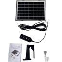 PANEL SOLAR 8W CON SOPORTE Y ENTRADA USB |8W-HUB|