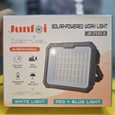 REFLECTOR PORTATIL CON 6 BATERIAS DE LITIO RECARGABLE 18650 LUZ BLANCA Y AMARILLA |JF-7121-1|
