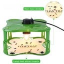 TRAMPA DE PULGAS ELECTRICA CON FOCO Y LAMINA ADHESIVA |MY-FLEA|