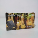 LUCES DE NAVIDAD SOLAR GOTAS DE AGUA BLANCO 5M |K168| 