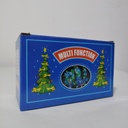 LUCES DE NAVIDAD SOLAR FRESA AMBAR / MULTICOLOR 5M |K309|